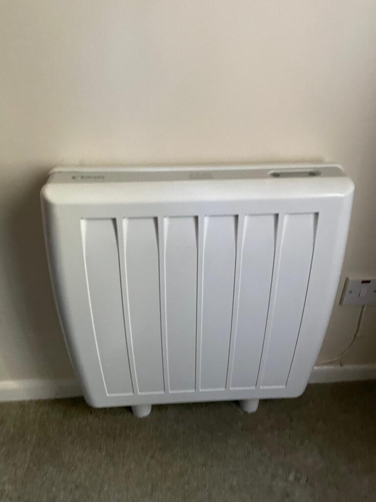 Dimplex Quantum smart electric heater in Cheltenham home