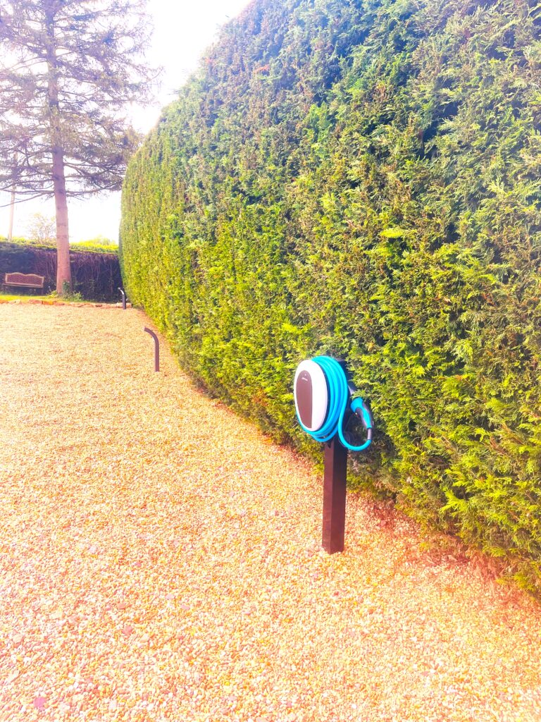 EV charger in car park