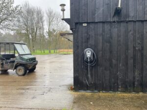 EV Charger Installation in a Farm in Warwickshire