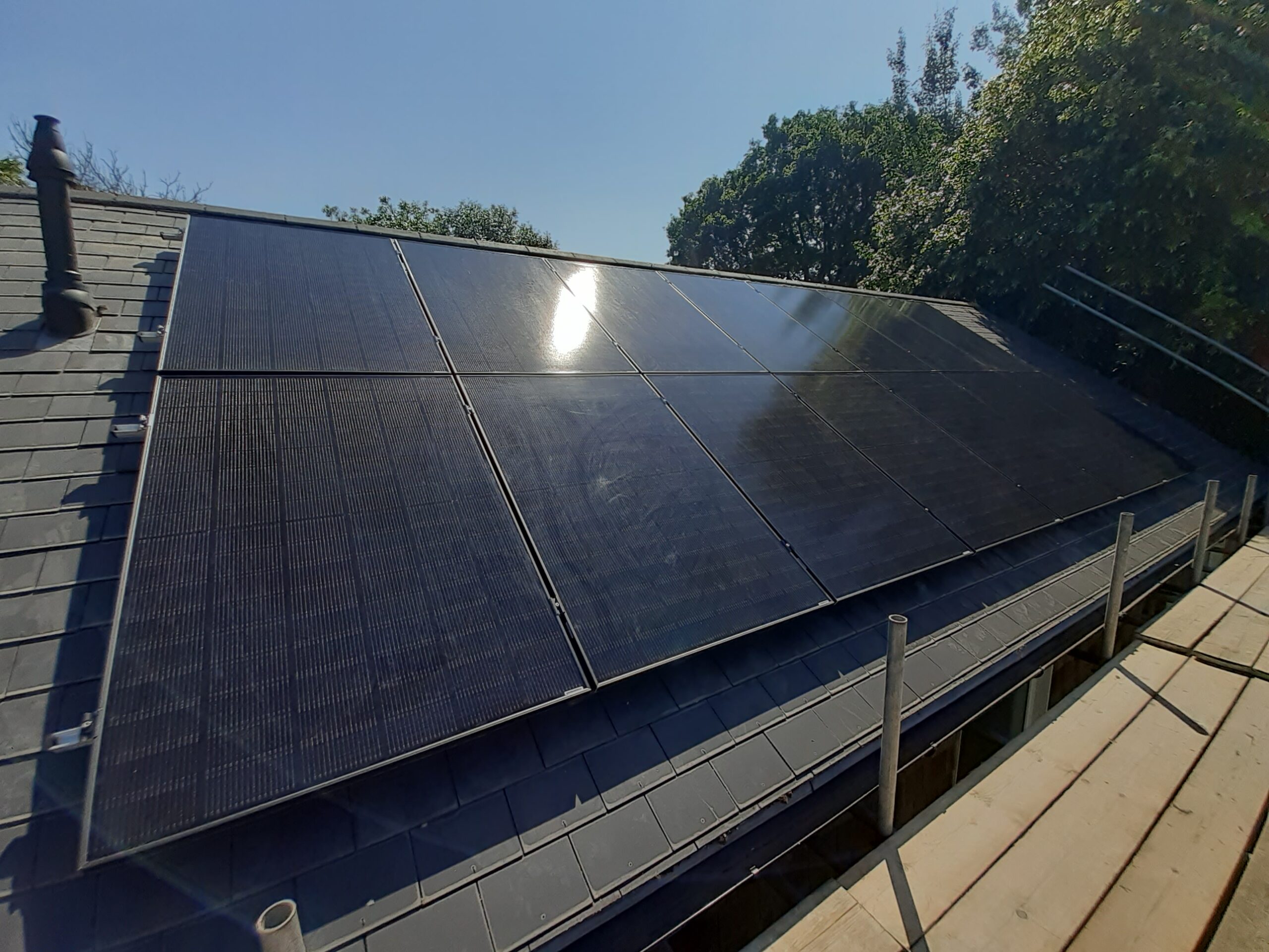 Solar PV installation at Banbury Sailing Club
